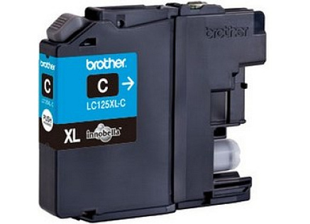 BROTHER INK LC-125XLC, azurový inkoust - DCP-J4110DW,MFC-J4410DW,MFC-J4510DW,MFC-J4610DW,MFC-J4710DW,MFC-J6520DW, 6920