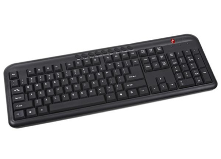 C-TECH klávesnice KB-102M USB, multimediální, slim, black, CZ/SK C-TECH klávesnice KB-102M USB, multimediální, slim, black, CZ/SK