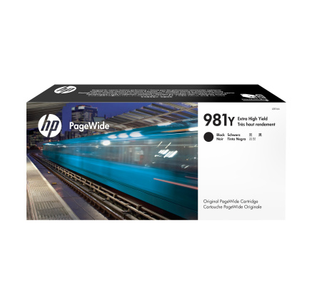 HP 981Y Extra High Yield Black Original PageWide Cartridge (20,000 pages) HP 981Y Extra High Yield Black Original PageWide Cartridge (20,000 pages)