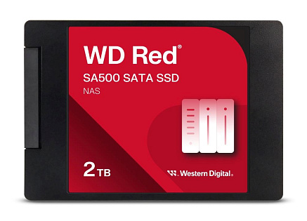 WD RED SSD 3D NAND WDS200T2R0A 2TB SATA/600 Powered by SanDisk, (R:560, W:530MB/s), 2.5" WD RED SSD 3D NAND WDS200T2R0A 2TB SATA/600 Powered by SanDisk, (R:560, W:530MB/s), 2.5"