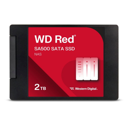 WD RED SSD 3D NAND WDS200T2R0A 2TB SATA/600 Powered by SanDisk, (R:560, W:530MB/s), 2.5"
