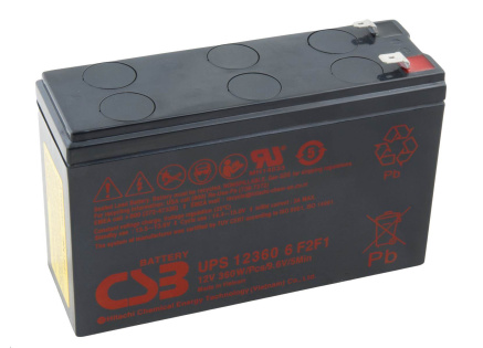 CSB baterie 12V 7Ah F1F2 HighRate (UPS 123606)