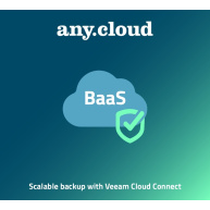 Anycloud BaaS | BaaS for Veeam Storage (100GB/1M)