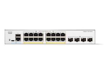 Cisco Catalyst switch C1300-16T-2G (16xGbE,2xSFP,fanless) - REFRESH