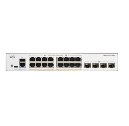 Cisco Catalyst switch C1300-16T-2G (16xGbE,2xSFP,fanless) - REFRESH