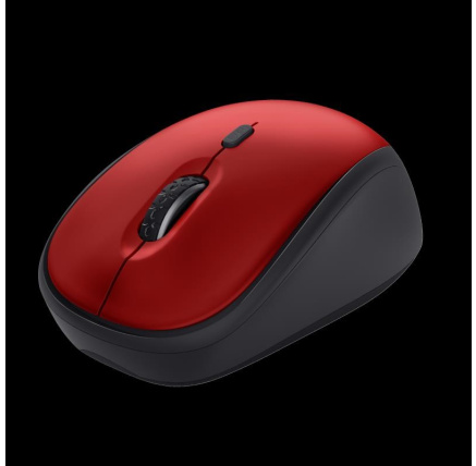 TRUST myš Yvi+ Wireless Mouse Eco Red, červená