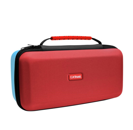 TRUST Pouzdro pro Nintendo Switch GXT1252RB XL HARDCASE SWITCH 2, červeno-modrá