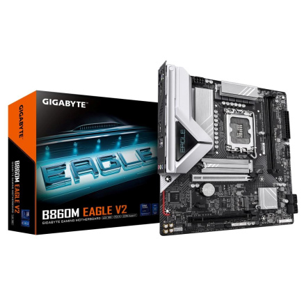 GIGABYTE MB Sc LGA1851 B860M EAGLE V2, Intel B860, 2xDDR5, 1xDP, 1xHDMI, mATX