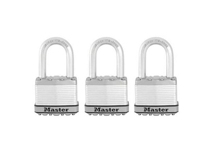 Master Lock Excell M5EURTRILF Set 3 ks titanových visacích zámků