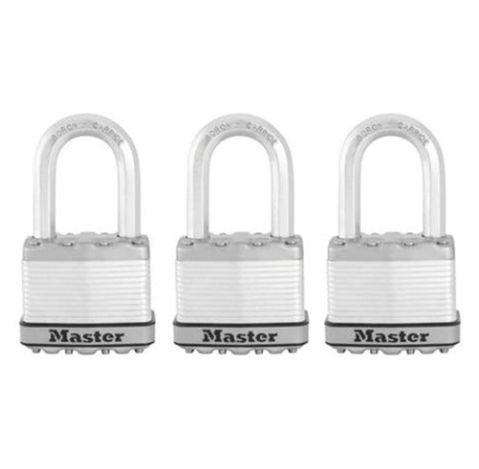 Master Lock Excell M5EURTRILF Set 3 ks titanových visacích zámků Master Lock Excell M5EURTRILF Set 3 ks titanových visacích zámků