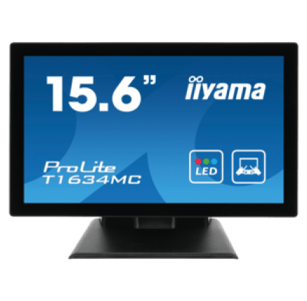 iiyama ProLite T16XX, 39.6 cm (15,6''), Projected Capacitive, 10 TP, Full HD, USB, kit (USB), black iiyama ProLite T16XX, 39.6 cm (15,6''), Projected Capacitive, 10 TP, Full HD, USB, kit (USB), black