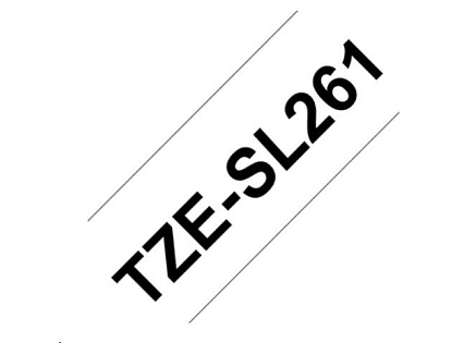 BROTHER TZESL261 - kazeta TZ šířky 36mm, lamino TZE-SL251, bílá/černé písmo