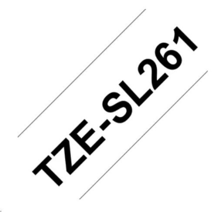 BROTHER TZESL261 - kazeta TZ šířky 36mm, lamino TZE-SL251, bílá/černé písmo