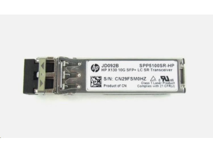 HPE X130 10G SFP+ LC SR HP RENEW XCVR JD092BR RENEW