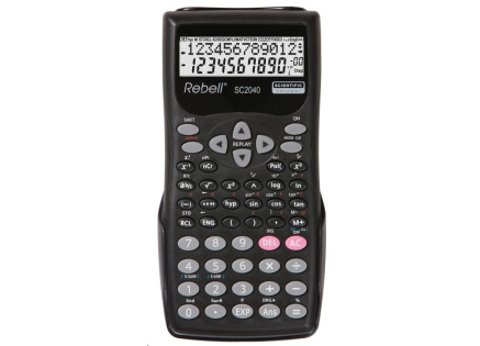 REBELL kalkulačka - SC 2040 BK - černá