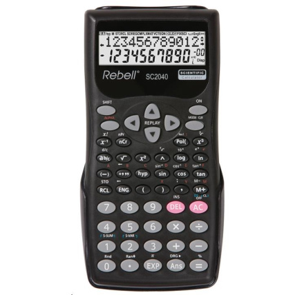 REBELL kalkulačka - SC 2040 BK - černá