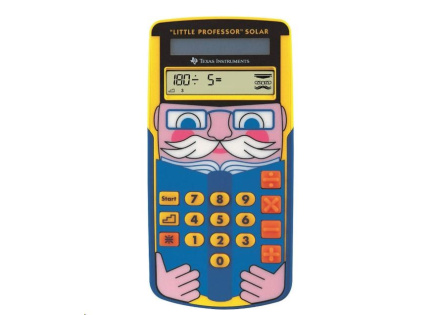 TEXAS Instrument kalkulačka - Little Professor Solar Kapesní grafická kalkulačka vícebarevná