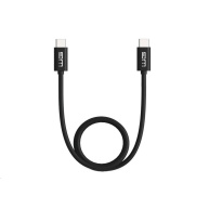WG - Datový kabel Type-C to Type-C / 1m / 3A / black