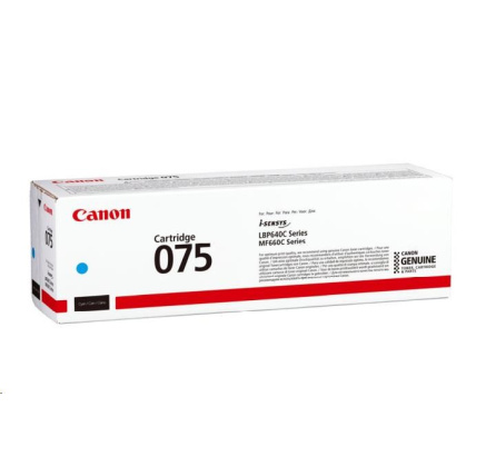 Canon TONER 075 M purpurová pro i-SENSYS LBP646Cdw, LBP647Cdw, MF664Cdw, MF667Cdw (1300 str.) Canon TONER 075 M purpurová pro i-SENSYS LBP646Cdw, LBP647Cdw, MF664Cdw, MF667Cdw (1300 str.)