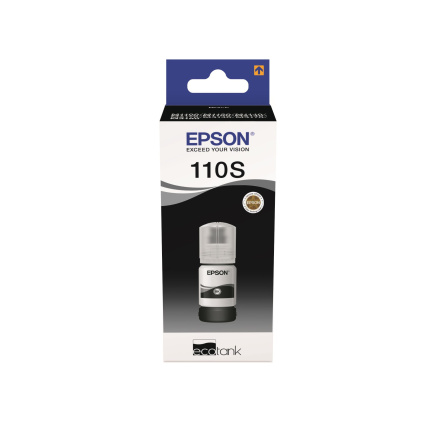 EPSON Ink 110S EcoTank Pigment black ink bottle  (2000 stran)