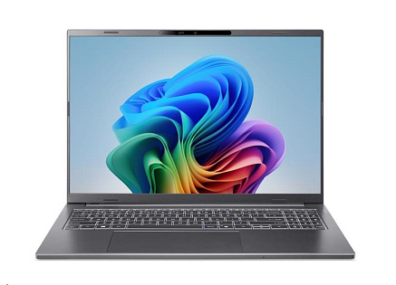 ACER NTB Aspire 16 AI (A16-11M-X18U),QSnapX X1-26100,16"WUXGA,16GB,512GB SSD,QAdreno,W11H,Gray