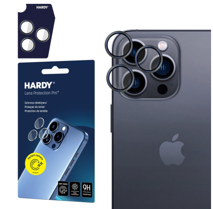 3mk Hardy Lens Protection Pro pro iPhone 16 Pro /16 Pro Max Black 3mk Hardy Lens Protection Pro pro iPhone 16 Pro /16 Pro Max Black