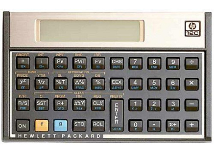 HP 12c Financial Calculator -  Finanční kalkulačka
