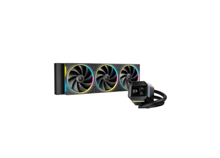 DEEPCOOL Vodní chladič LM360, ARGB, 3x 120mm, AM5, LGA1851, černá