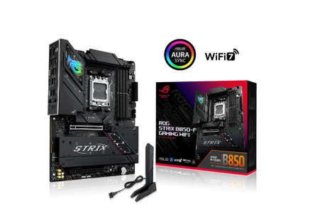 ASUS MB Sc AM5 ROG STRIX B850-F GAMING WIFI, AMD B850, 4xDDR5, 1xDP, 1xHDMI, WiFi, ATX