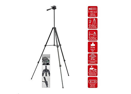 Braun stativ LW BLT 100S (40,5-110 cm, 500 g, 3-směrná hlava, max.2kg, černý)