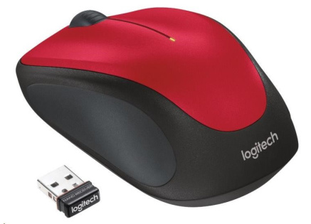 Logitech Wireless Mouse M235, red Logitech Wireless Mouse M235, red