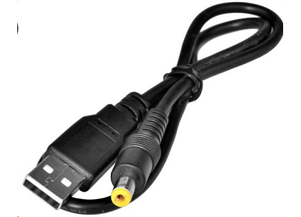 Virtuos napájecí redukce USB -> jack 5.5/2.1, 5V, 0,5 m