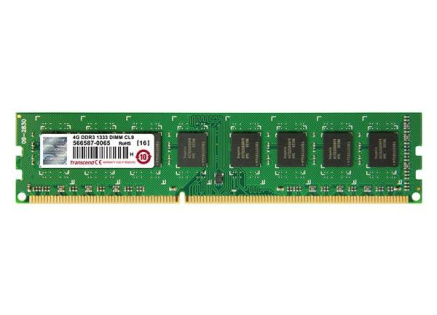 TRANSCEND DIMM DDR3 4GB 1333MHz 256Mx8 CL9 TSRam™ Retail TRANSCEND DIMM DDR3 4GB 1333MHz 256Mx8 CL9 TSRam™ Retail