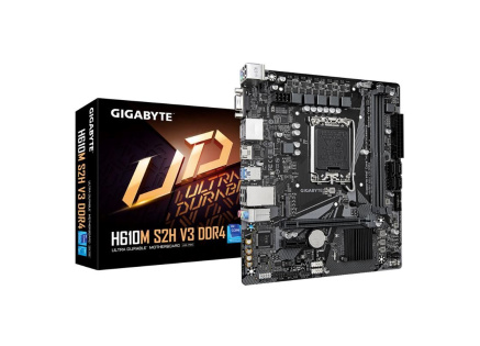 GIGABYTE MB Sc LGA1700 H610M S2H V3 DDR4, Intel H610, 2xDDR4, 2xDP, 1xHDMI, 1xVGA, mATX
