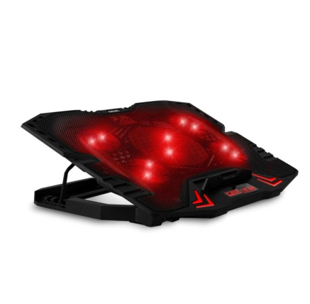 EVOLVEO Ania 5R, chladicí podstavec pro notebook, červené podsvícení EVOLVEO Ania 5R, chladicí podstavec pro notebook, červené podsvícení