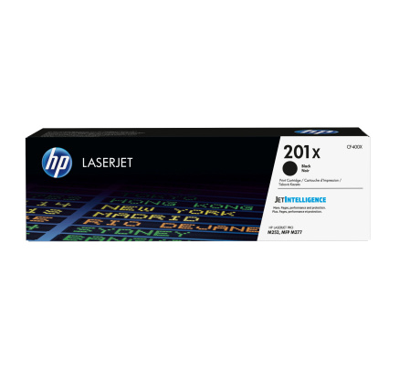 HP 201X High Capacity Black LJ Toner Cartridge, CF400X (2,800 pages) HP 201X High Capacity Black LJ Toner Cartridge, CF400X (2,800 pages)