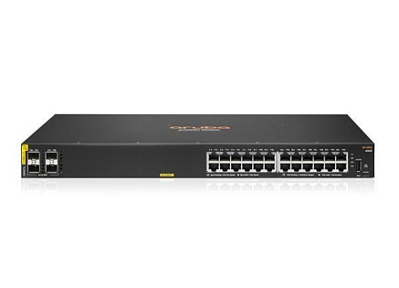 HPE Aruba Networking CX 6000 24G Class4 PoE 4SFP 370W Switch RENEW R8N87A HPE Aruba Networking CX 6000 24G Class4 PoE 4SFP 370W Switch RENEW R8N87A