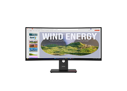 LENOVO LCD T34WD-40 - 34",VA,matný,21:9,3440x1440,120Hz,4ms,300cd,3000:1,HDMI,DP,USB-C,PD100W,RJ45,USBhub,VESA