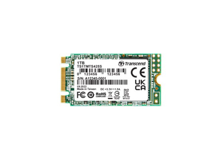 TRANSCEND SSD 425S 1TB, M.2 2242 SSD, SATA3 B+M Key, TLC