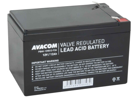 AVACOM baterie 12V 12Ah F2 (PBAV-12V012-F2A)