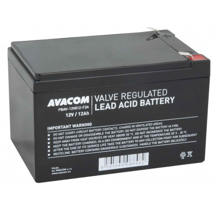 AVACOM baterie 12V 12Ah F2 (PBAV-12V012-F2A) AVACOM baterie 12V 12Ah F2 (PBAV-12V012-F2A)