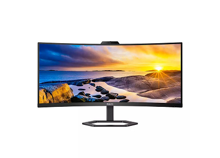 Philips MT VA LED 34" 34E1C5600HE/00 - VA panel, 3440x1440, HDMI, DP, USB-C, USB, repro, nast vysky, webcam
