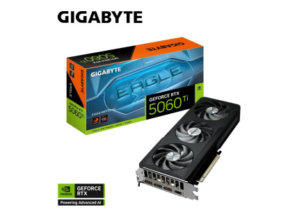 GIGABYTE VGA NVIDIA GeForce RTX 5060 Ti EAGLE MAX OC 8G, 8G GDDR7, 3xDP, 1xHDMI