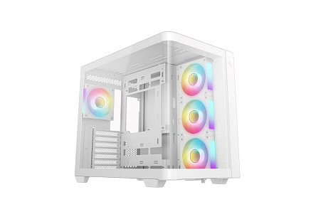 DEEPCOOL Case CG530U 4F WH, ATX, Průhledná bočnice, 4x120mm ARGB Fan, bílá DEEPCOOL Case CG530U 4F WH, ATX, Průhledná bočnice, 4x120mm ARGB Fan, bílá