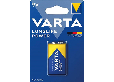 Varta 6LR61/1BP Longlife POWER 9V (HIGH ENERGY) 6LP3146 Varta 6LR61/1BP Longlife POWER 9V (HIGH ENERGY) 6LP3146