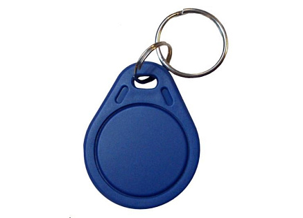 Elatec RFID Mifare čip, přívěsek na klíče, 13,56 MHz, modrý