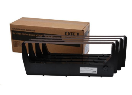 BAZAR - Oki Sada 4 pásek do řádkových tiskáren - modelů MX1100/1150/1200 a MX8100 a vyšší, CRB - 4 x 30 tis. - Poškozený