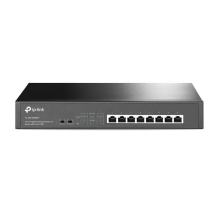 TP-Link switch TL-SG1008P (8xGbE, 4xPoE+, 64W, fanless)
