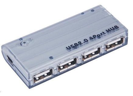 PremiumCord USB HUB 4-portový V2.0 bez napájení mini