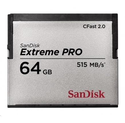 SanDisk CFAST 2.0 64GB Extreme Pro (515 MB/s)
